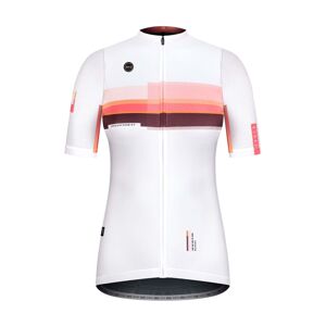 GOBIK Cyklistický dres s krátkym rukávom - STARK ROSEWOOD LADY - ružová/biela