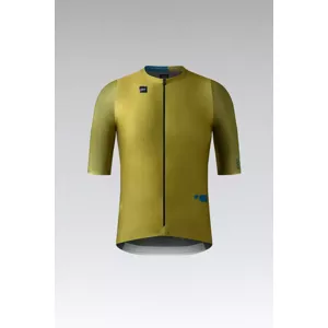 GOBIK Cyklistický dres s krátkym rukávom - ATTITUDE 2.0 - zelená XL