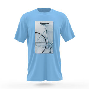 NU. BY HOLOKOLO Cyklistické tričko s krátkym rukávom - DON'T QUIT' - modrá L