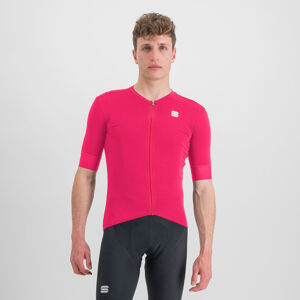 SPORTFUL Cyklistický dres s krátkym rukávom - MONOCROM - ružová M