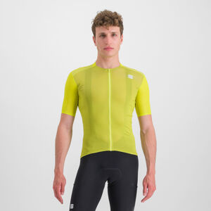 SPORTFUL Cyklistický dres s krátkym rukávom - SUPERGIARA - žltá 3XL