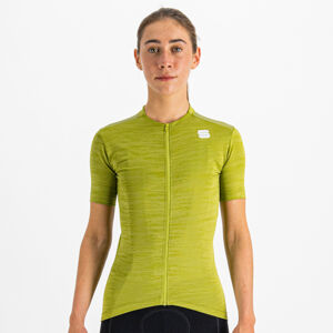 SPORTFUL Cyklistický dres s krátkym rukávom - SUPERGIARA - svetlo zelená XS