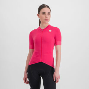 SPORTFUL Cyklistický dres s krátkym rukávom - MONOCROM - ružová S