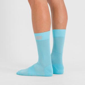 SPORTFUL Cyklistické ponožky klasické - MATCHY - svetlo modrá M-L