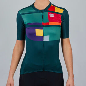 SPORTFUL Cyklistický dres s krátkym rukávom - IDEA - zelená M