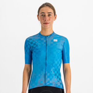 SPORTFUL Cyklistický dres s krátkym rukávom - ROCKET - modrá M