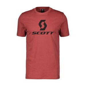 SCOTT Cyklistické tričko s krátkym rukávom - ICON - červená L