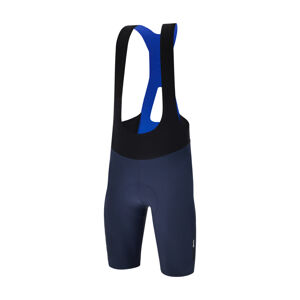 SANTINI Cyklistické nohavice krátke s trakmi - REDUX SPEED - modrá XS