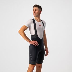 CASTELLI Cyklistické nohavice krátke s trakmi - TUTTO NANO - čierna XS