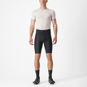 CASTELLI Cyklistické nohavice krátke bez trakov - ESPRESSO - čierna XS