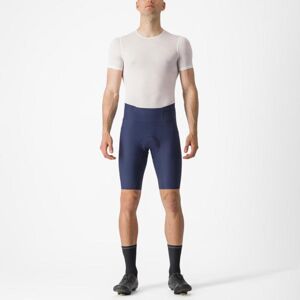 CASTELLI Cyklistické nohavice krátke bez trakov - ESPRESSO - modrá XL