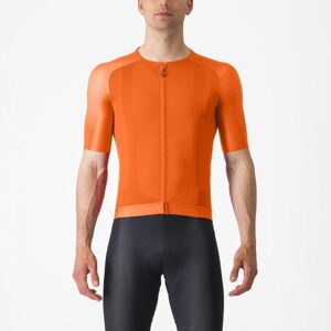 CASTELLI Cyklistický dres s krátkym rukávom - AERO RACE 7.0 - oranžová 2XL