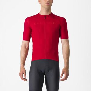 CASTELLI Cyklistický dres s krátkym rukávom - PROLOGO LITE - červená XL