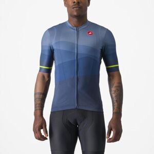 CASTELLI Cyklistický dres s krátkym rukávom - ORIZZONTE - modrá XS