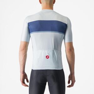 CASTELLI Cyklistický dres s krátkym rukávom - TRADIZIONE - svetlo modrá XL