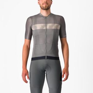CASTELLI Cyklistický dres s krátkym rukávom - UNLIMITED ENDURANCE - šedá XS