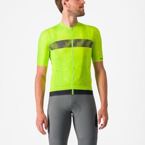 CASTELLI Cyklistický dres s krátkym rukávom - UNLIMITED ENDURANCE - žltá XL