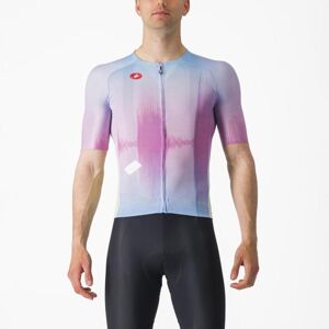 CASTELLI Cyklistický dres s krátkym rukávom - R-A/D - fialová 3XL