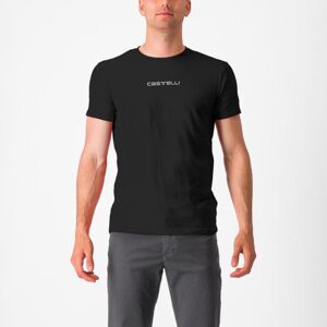 CASTELLI Cyklistické tričko s krátkym rukávom - CLASSICO - čierna L