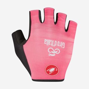 CASTELLI Cyklistické rukavice krátkoprsté - #GIRO - ružová XS