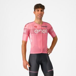 CASTELLI Cyklistický dres s krátkym rukávom - #GIRO107 RACE - ružová XS