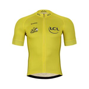 BONAVELO Cyklistický dres s krátkym rukávom - TOUR DE FRANCE 2023 - žltá 5XL