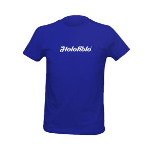 NU. BY HOLOKOLO Cyklistické tričko s krátkym rukávom - COOL - modrá XL