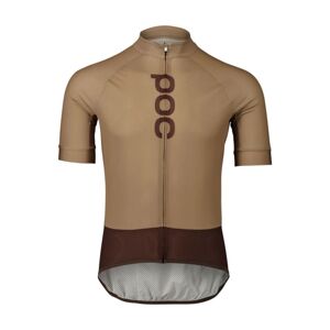 POC Cyklistický dres s krátkym rukávom - ESSENTIAL ROAD - hnedá S